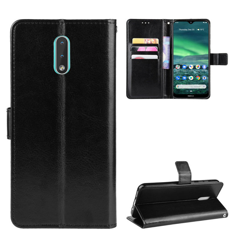 Bao da dành cho Nokia 2.3 dạng ví Wallet leather cao cấp có quai gập