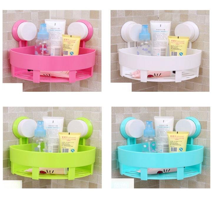 Kệ góc tam giác nhà tắm, nhà bếp hút chân không chân không