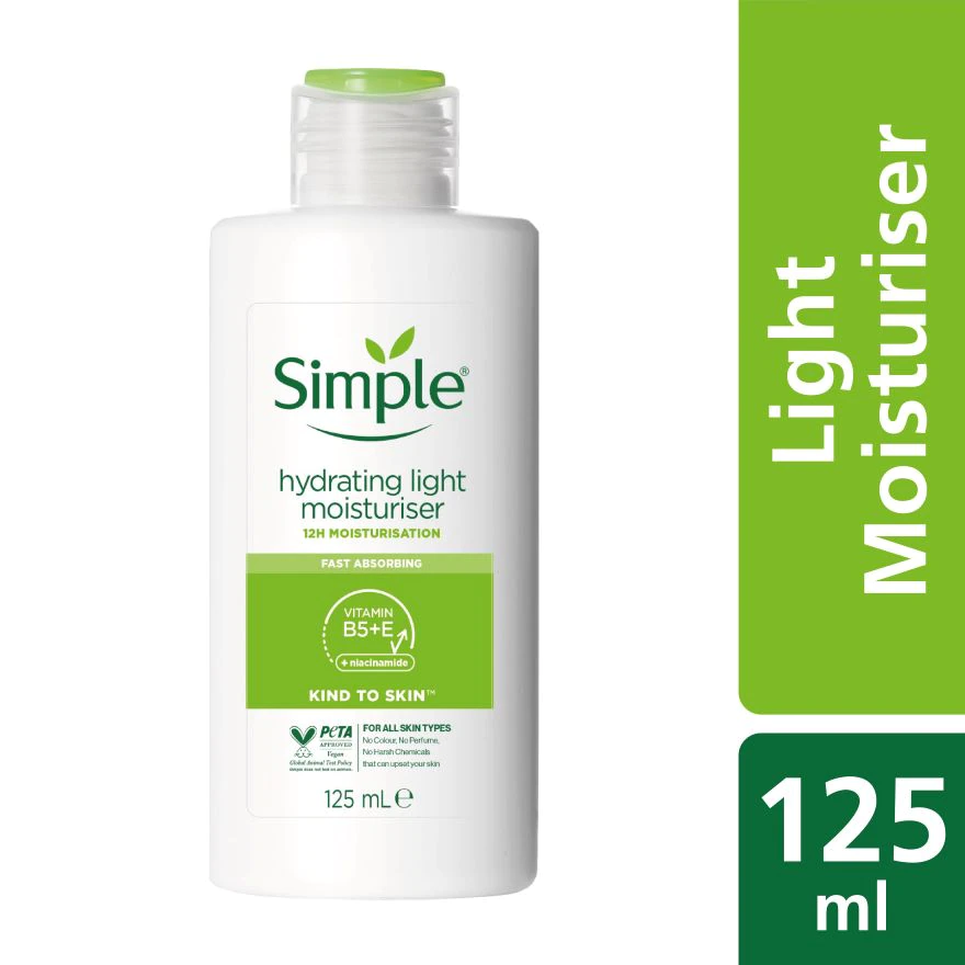 (Package mới) Kem dưỡng Simple Kind To Skin Hydrating Light Moisturizer - Thường 125ml