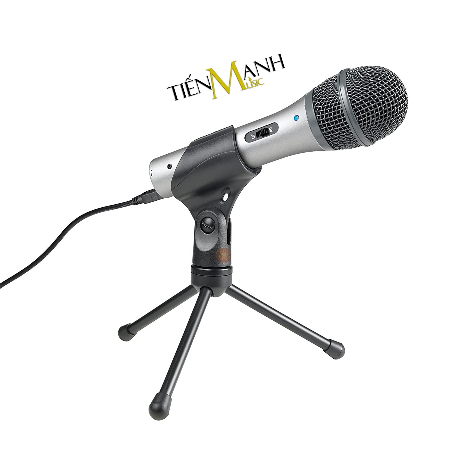 Micro Audio Technica ATR2100 USB - Mic Thu Âm Dynamic Đa Kết Nối USB-XLR Microphone Cardioid ATR 2100 Hàng Chính Hãng - Kèm Móng Gẩy DreamMaker