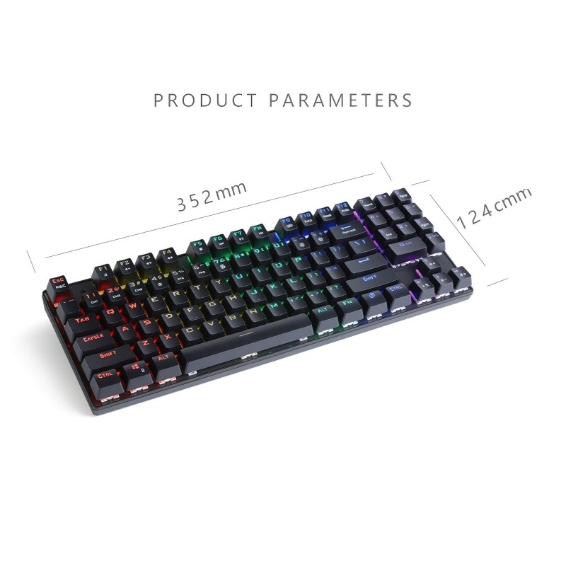 Bàn phím cơ mini 89 key gaming Z56 có bàn phím số nhỏ gọn cho máy tính