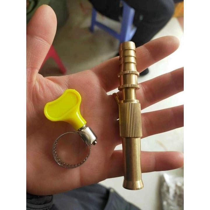 Đầu vòi xịt tăng áp mini/ vòi đồng tăng áp