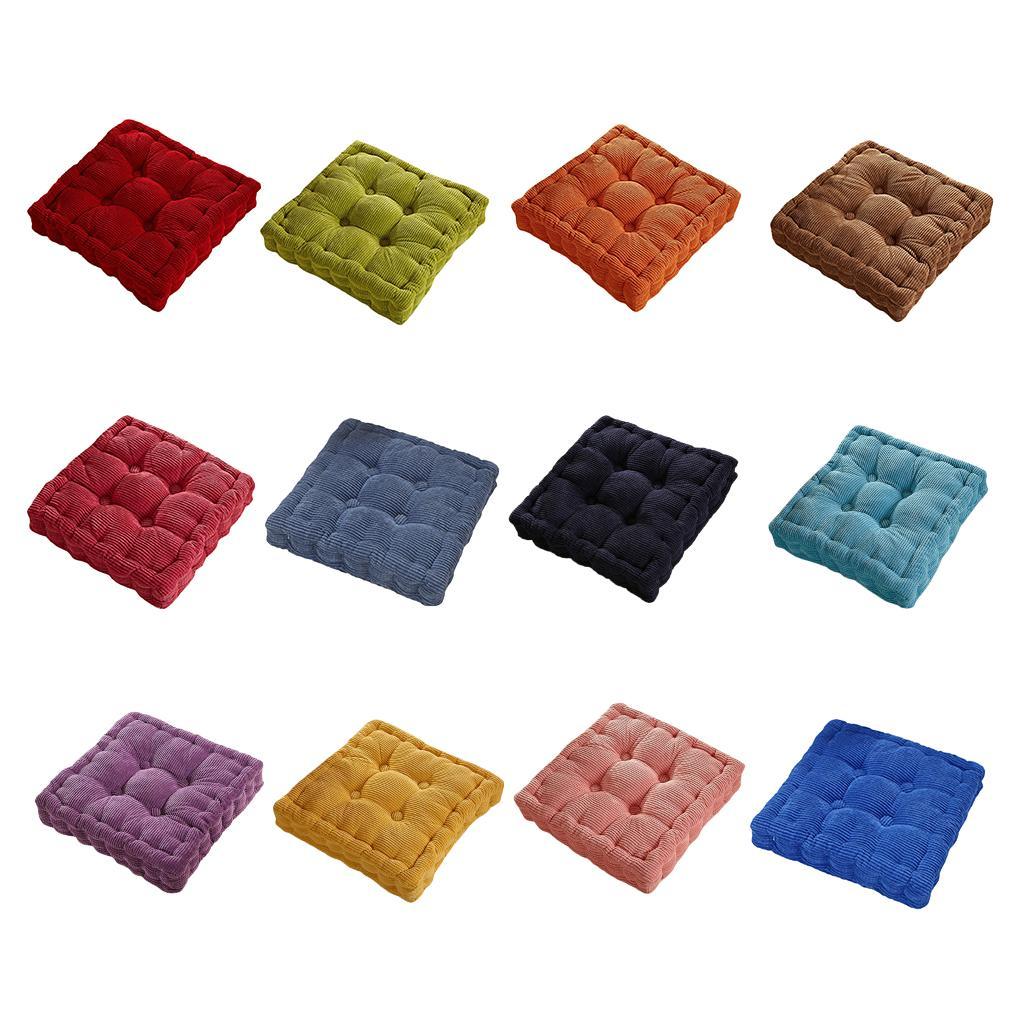 2x Thick Chair Cushion Seat Pad Removable Cover for Table Chair Decor