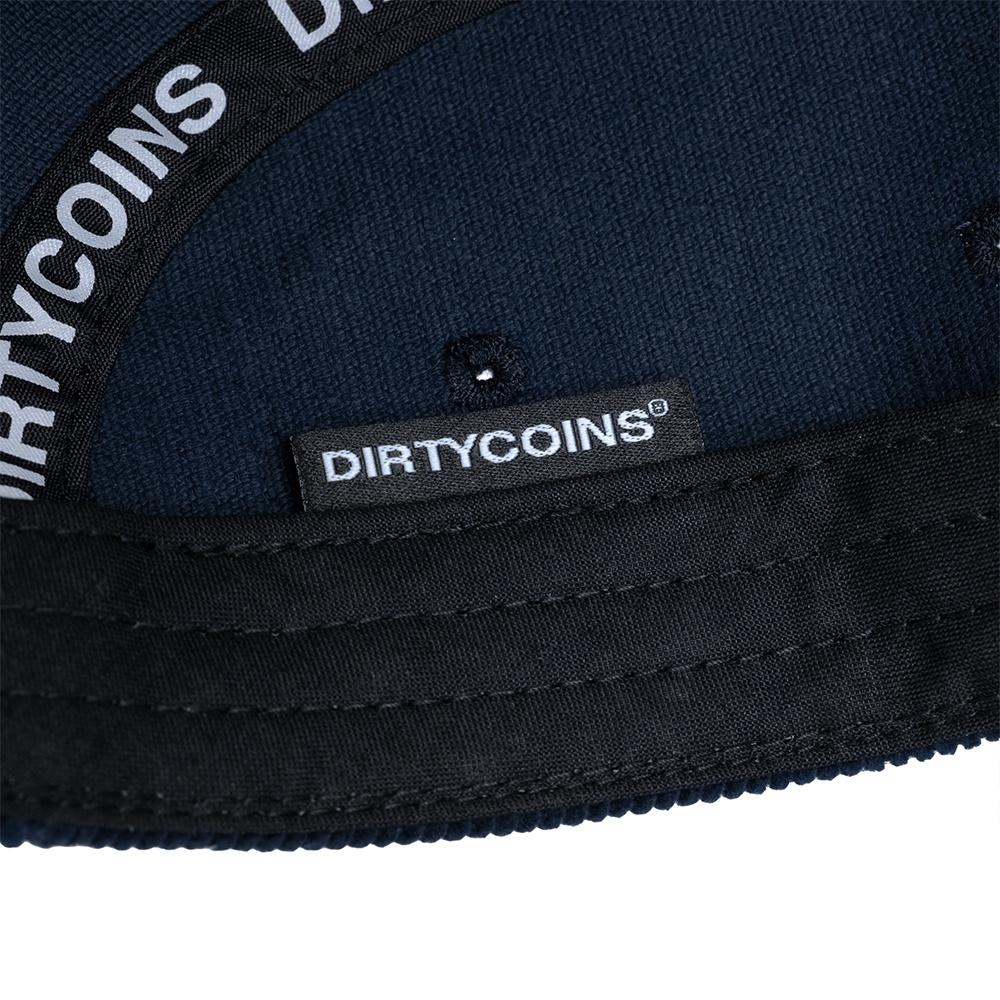 DirtyCoins Nón Corduroy 5 Panels Cap - Blue