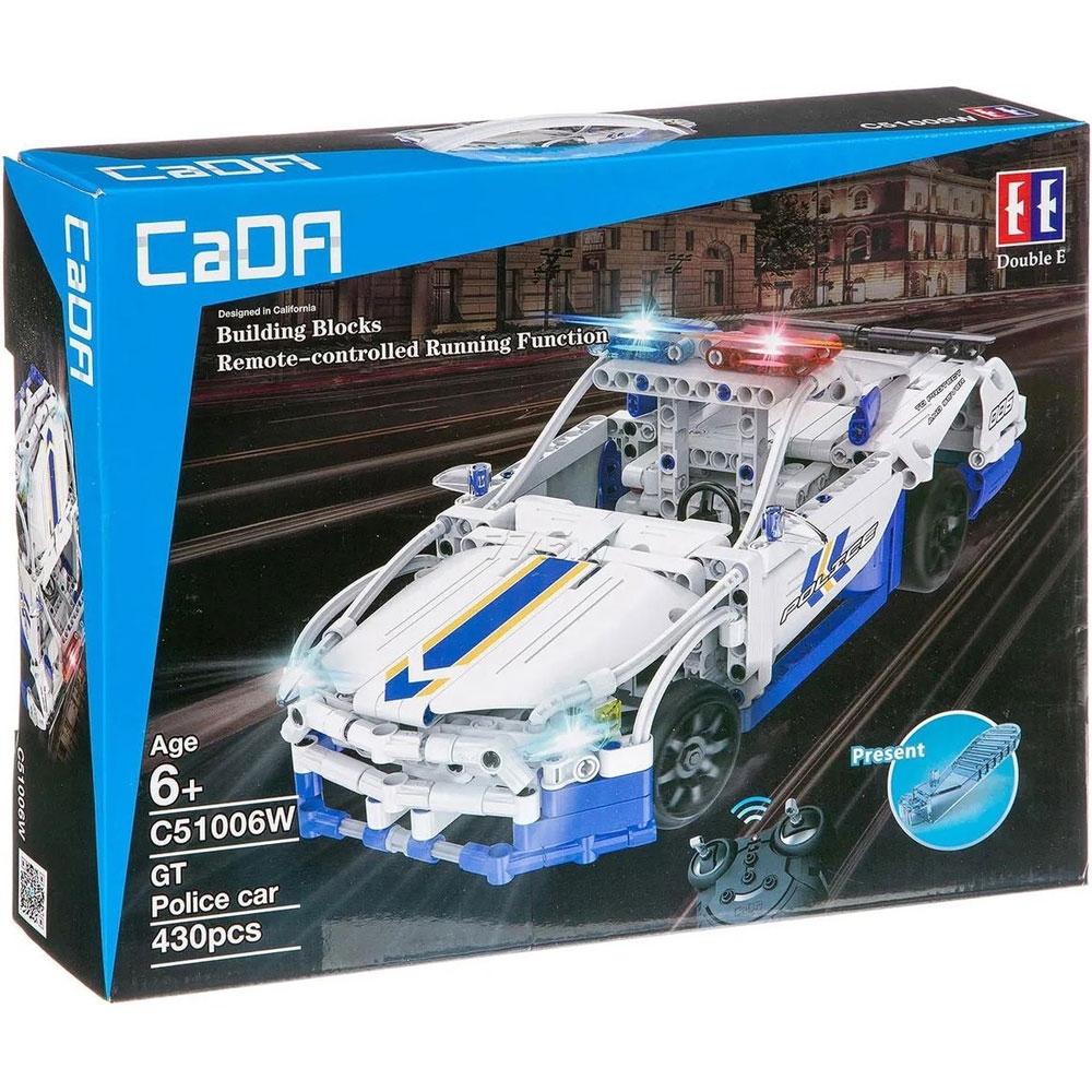 Đồ Chơi Lắp Ráp Xe Cảnh Sát Điều Khiển GT Police Car - CaDA C51002W (430 Mảnh Ghép)