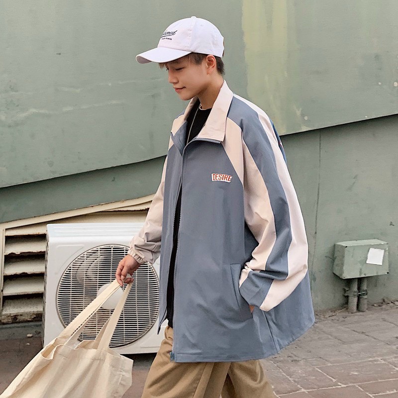 Áo khoác dù phối màu Chất dù xịn 2 lớp .2 size L và xl .logo in .
