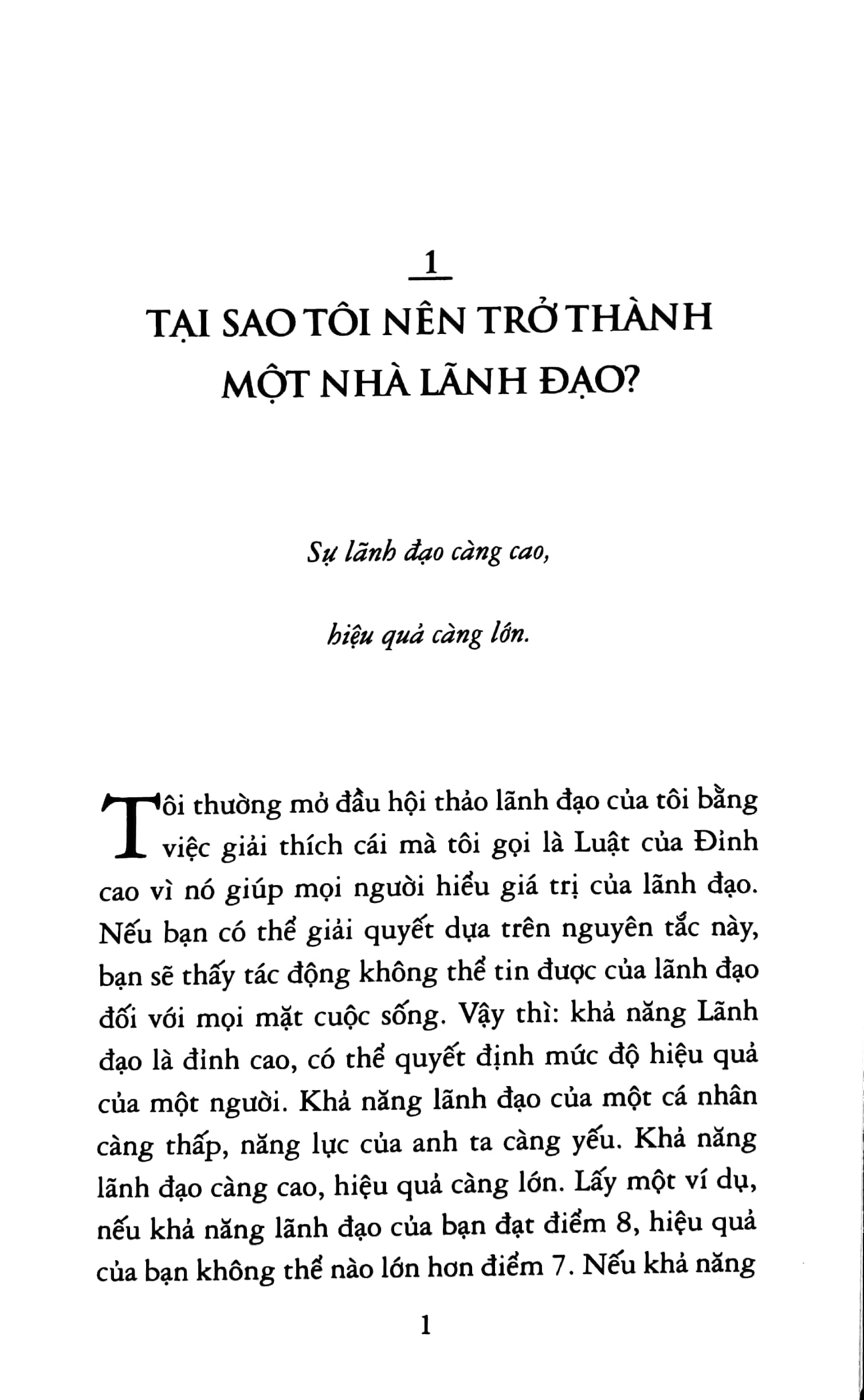 Lãnh Đạo 101
