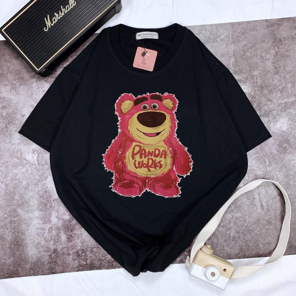 Áo thun tay ngắn Be Yourself unisex size M L XL - GẤU DÂU PANDA WORKS