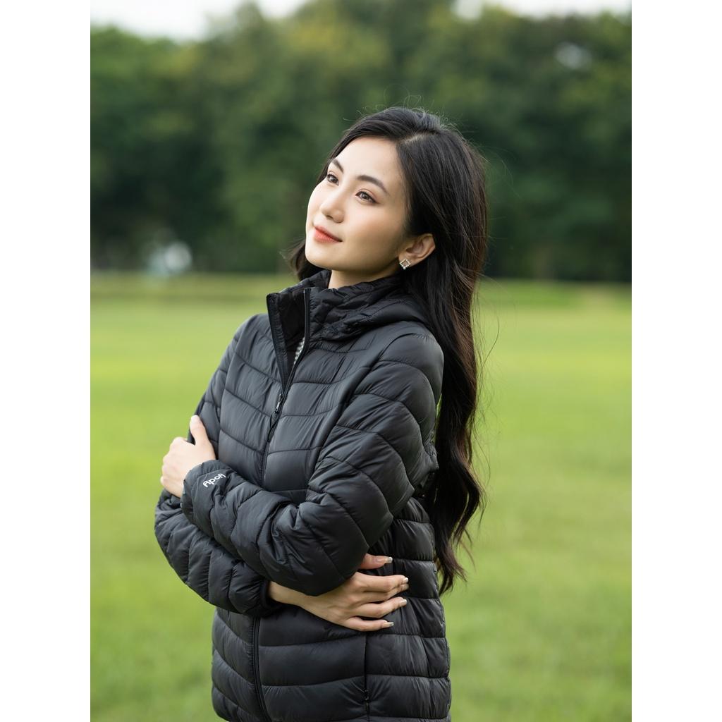 Áo phao nữ 3S Plus YODY 3 lớp trần bông có mũ giữ ấm cơ thể - PHN5036