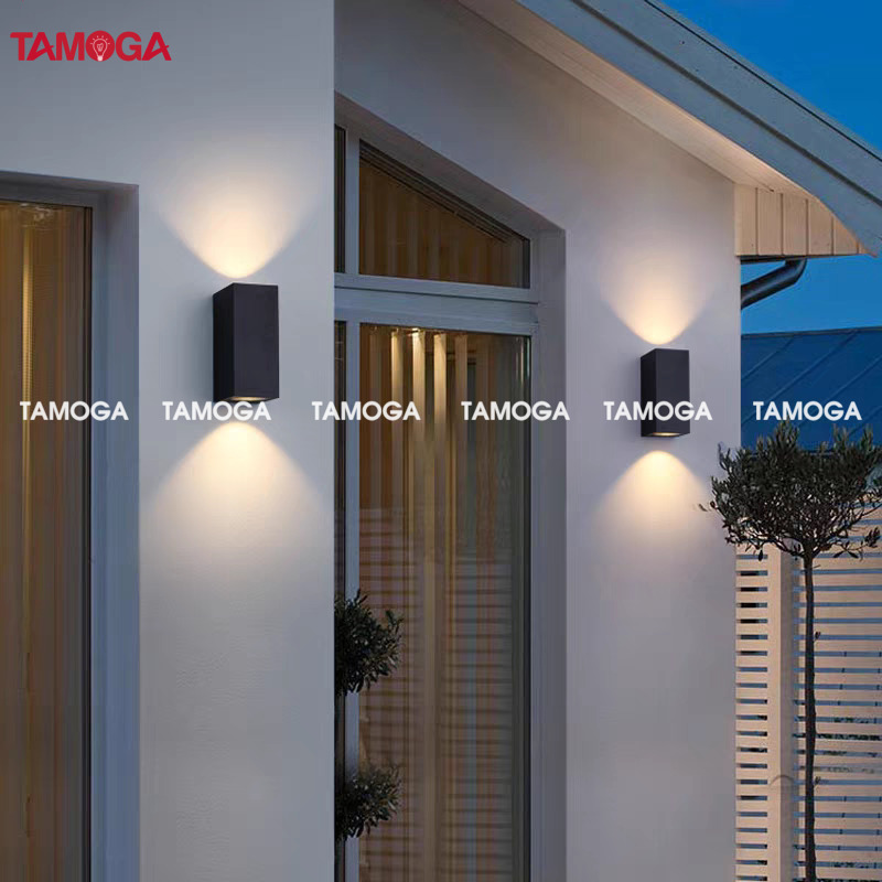 Đèn gắn tường, đèn hắt 2 đầu ngoài trời Chống nước ngoài trời TAMOGA MIKIAS 5769