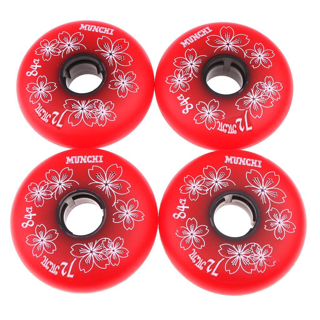 8 Pieces Inline Roller Hockey Fitness Skate Replacement Wheel 84A