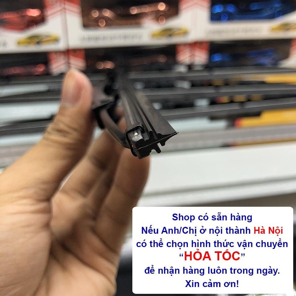 Gạt mưa ô tô Toyota Camry , Altis , Vios , Fortuner , Innova , Prando , Zace , gạt mưa oto xe hơi khung sắt lưỡi silicon