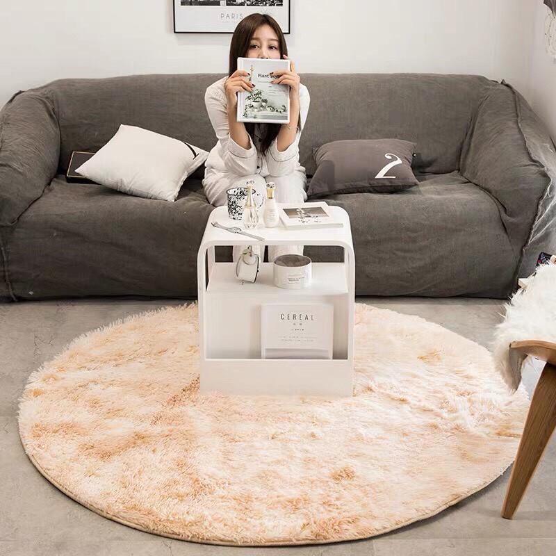 THẢM LOANG LÔNG TRANG TRÍ NHÀ CỬA LÔNG DÀY ĐẸP MẶT SAU CÓ CHỐNG TRƯỢT KÍCH THƯỚC 1m6*2m