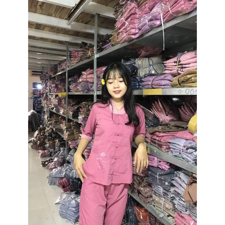 Đồ Lam Đi Chùa Mẫu La Hán Phối