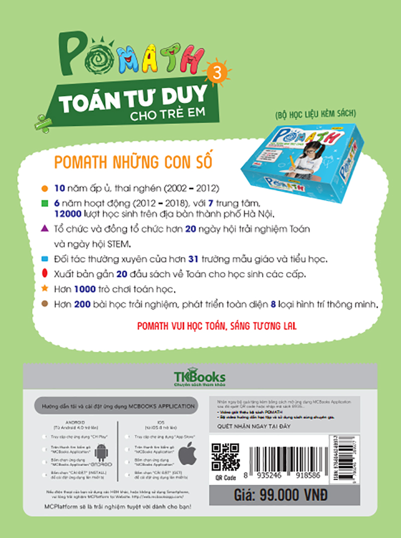 POMath - Toán Tư Duy Cho Trẻ Em Tập 3