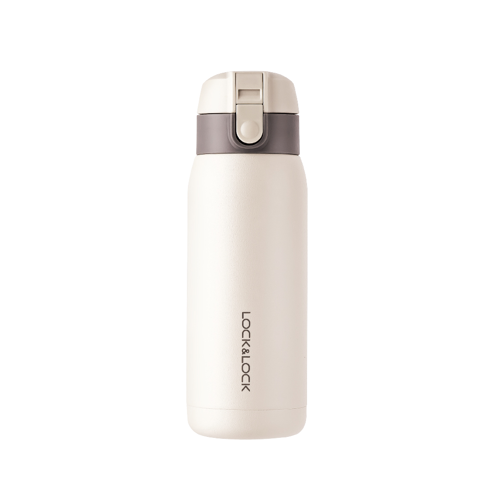 Bình Giữ Nhiệt Lock&amp;Lock Chubby Tumbler LHC3233 370ml - Hàng Chính Hãng, Có Dây Treo, Thép Không Gỉ - JoyMall