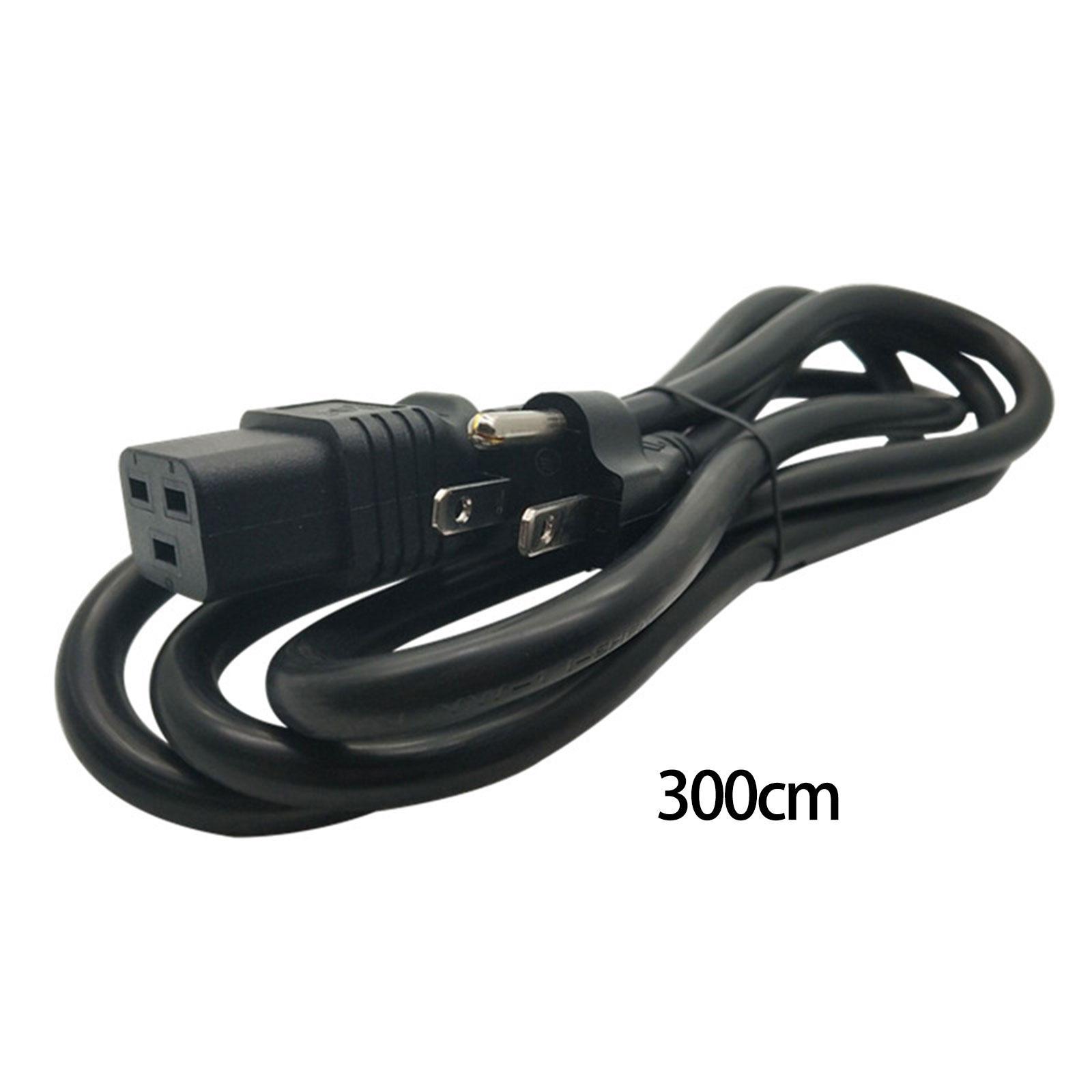 US NEMA 5-15P to C19 Power Cord Stable Transmission Professional 15A 3 Prong