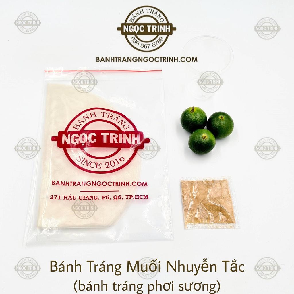 (5 Túi) Bánh tráng muối nhuyễn tắc loại bánh tráng phơi sương bánh tráng Ngọc Trinh