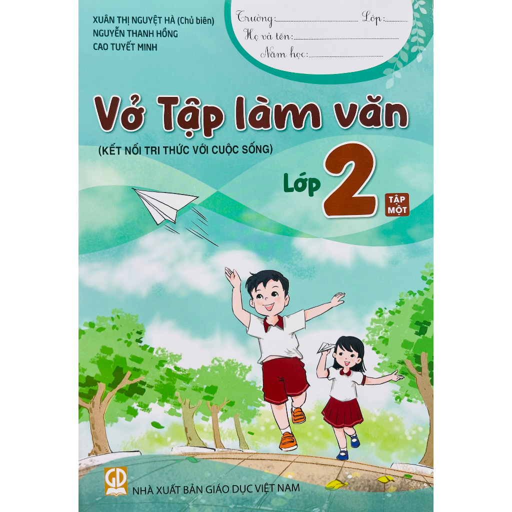 Sách - Combo Vở tập làm văn lớp 2 tập 1+2 - HA