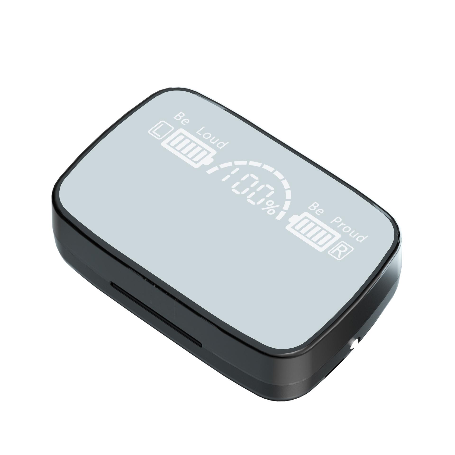 M9-18 Gương Màn Hình TWS Bluetooth 5.0 Tai Nghe Không Dây Tai Nghe 9D Stereo Thể Thao Chống Thấm Nước Tai Nghe Nhét Tai Tai Nghe