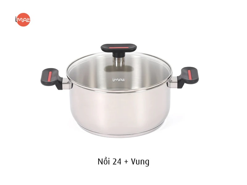 Bộ 5 nồi chảo iNox không chống dính