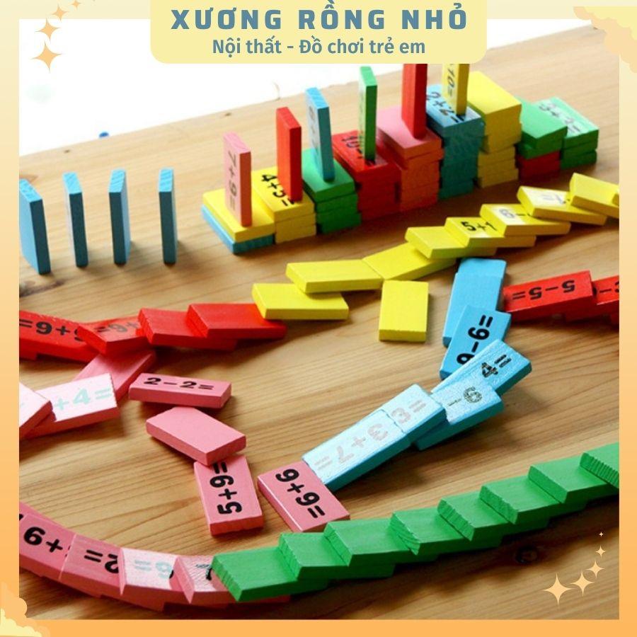 Đồ chơi Domino 110 quân bằng gỗ