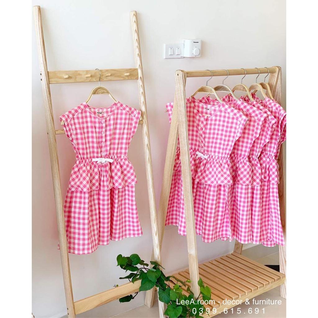 Combo Giá Treo Gỗ Chữ A 1fs & Thang Gỗ Chụp Hình Size S Cho Shop Thời Trang