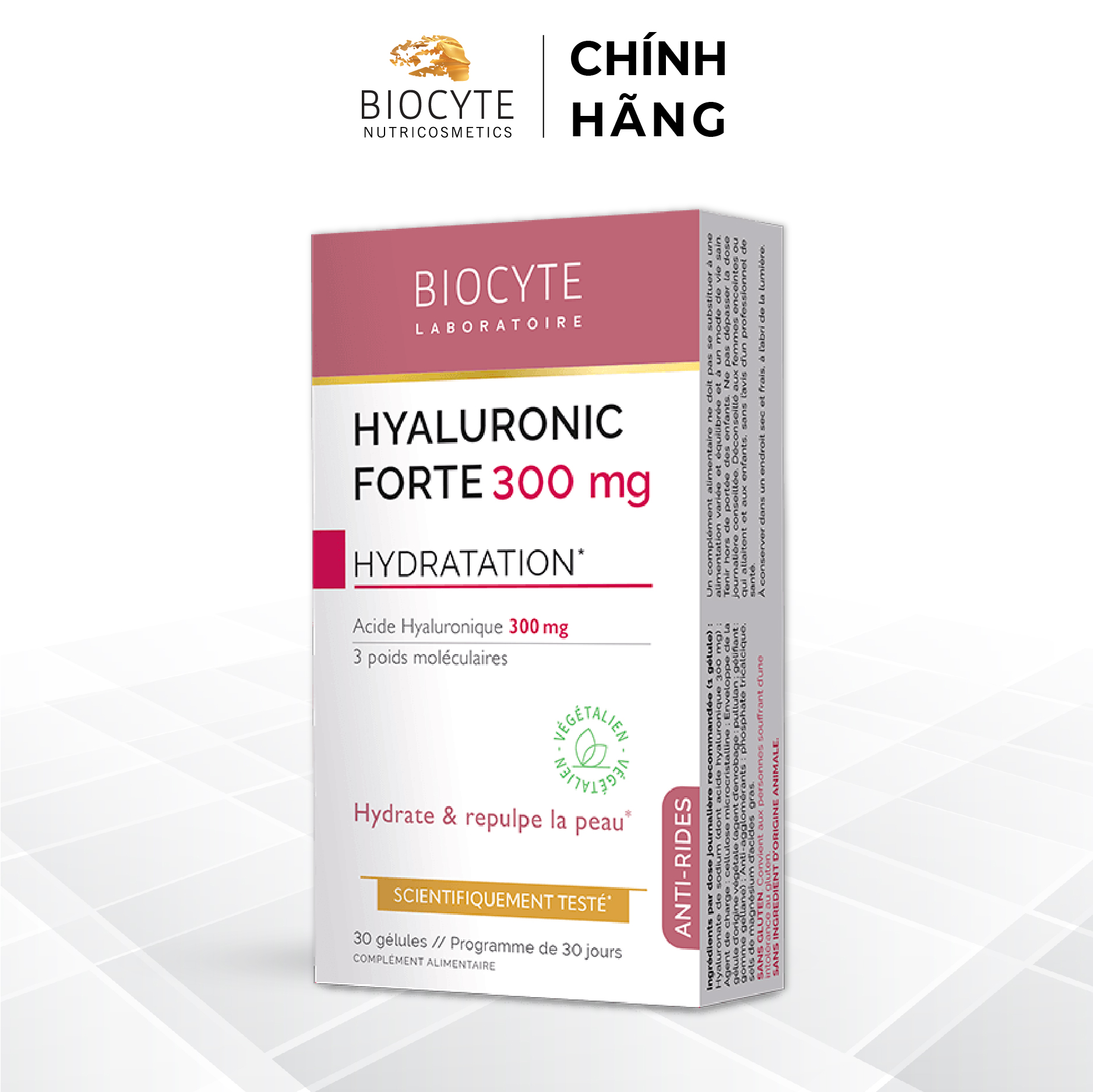 B17 Viên Uống Bổ Sung Hyaluronic Acid - Hyaluronic Forte 300mg