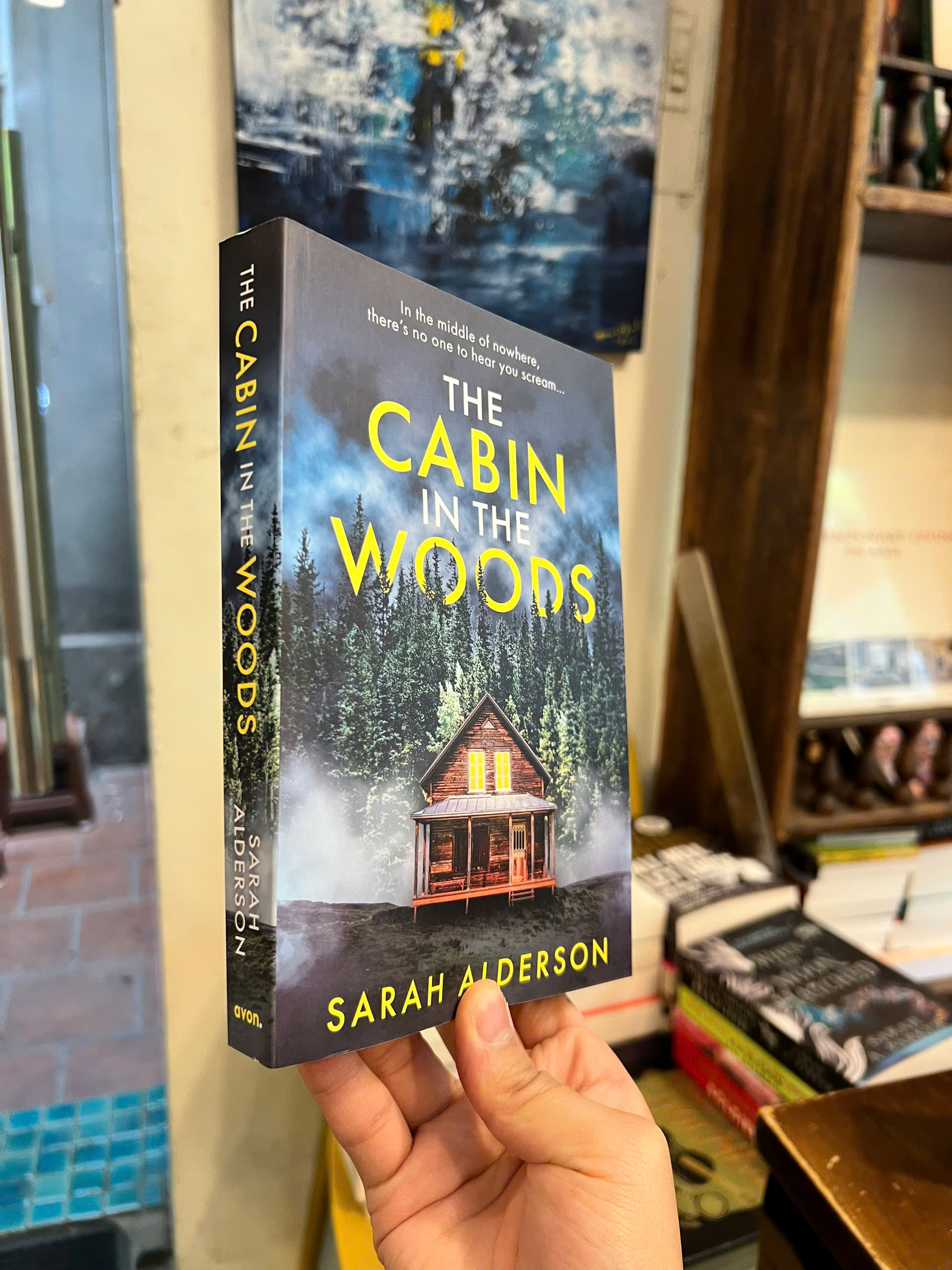 Sách - The Cabin in the Woods by Sarah Alderson | Mystery Thriller / Trinh thám Tiếng Anh/ Ngoại văn