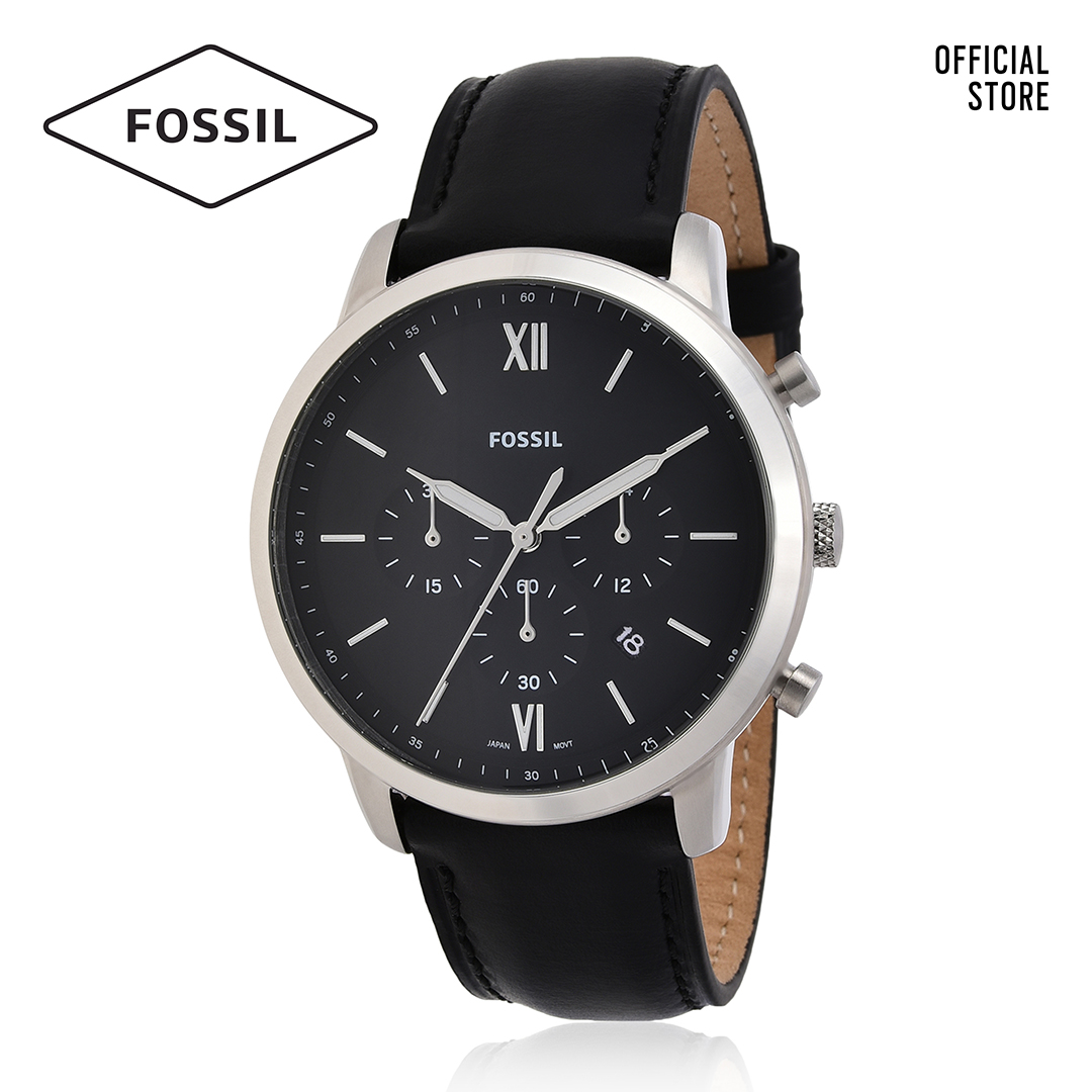 Đồng hồ nam FOSSIL dây da Neutra FS5452 - màu đen