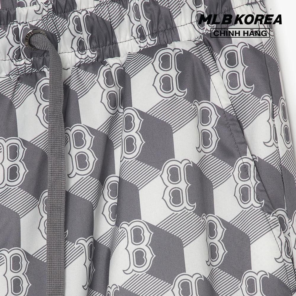 MLB - Quần jogger nữ lưng thun Cube Monogram 3FWPM0231