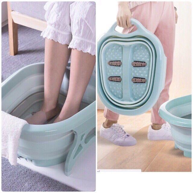 Chậu ngâm chân gấp gọn tiên lợi