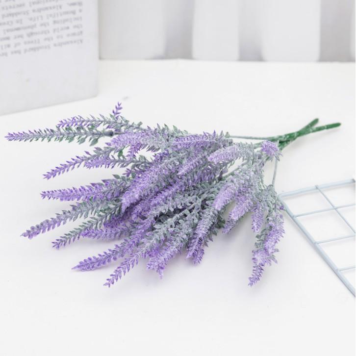 Hoa lavender giả 5 nhánh  trang trí phòng siêu xinh 38cm