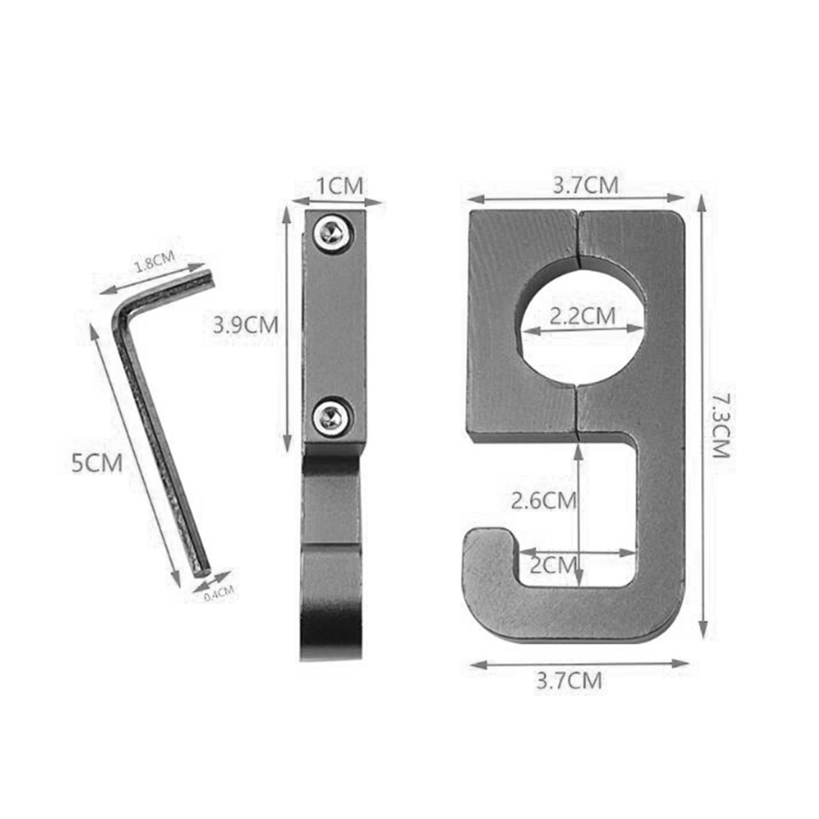 Motorcycle Bike Hook Electric Vehicle to Install Motorcycle Accessories Durable Multifunctional Hook Handlebar Luggage Hanger Hook