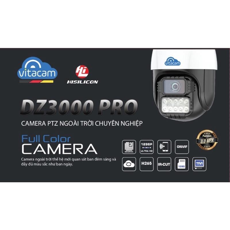 Camera Ngoài Trời Vitacam DZ3000 PRO - Hàng Chính Hãng