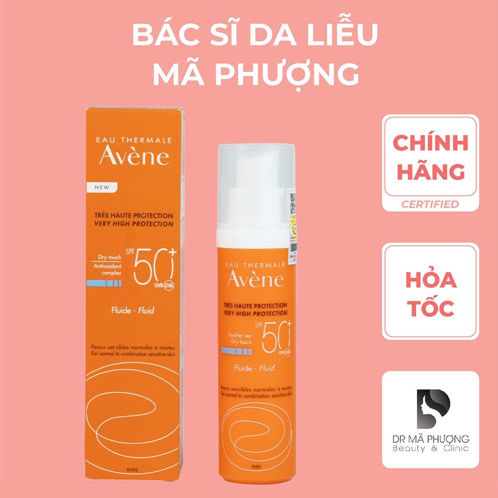 Kem chống nắng Avene Fluid da thường da hỗn hợp