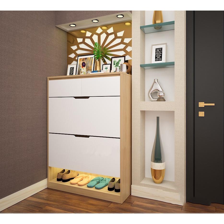 Tủ giày dép 9 tầng Rộng 80 x Cao 120 x Sâu 30cm
