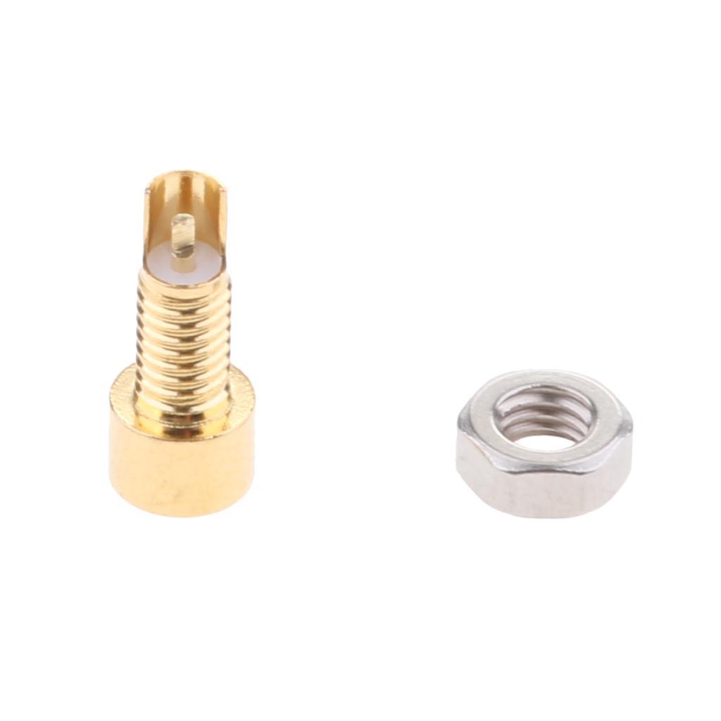 4x Pure Copper Plated Headphone Connector MMCX Screws Earphone Accessories