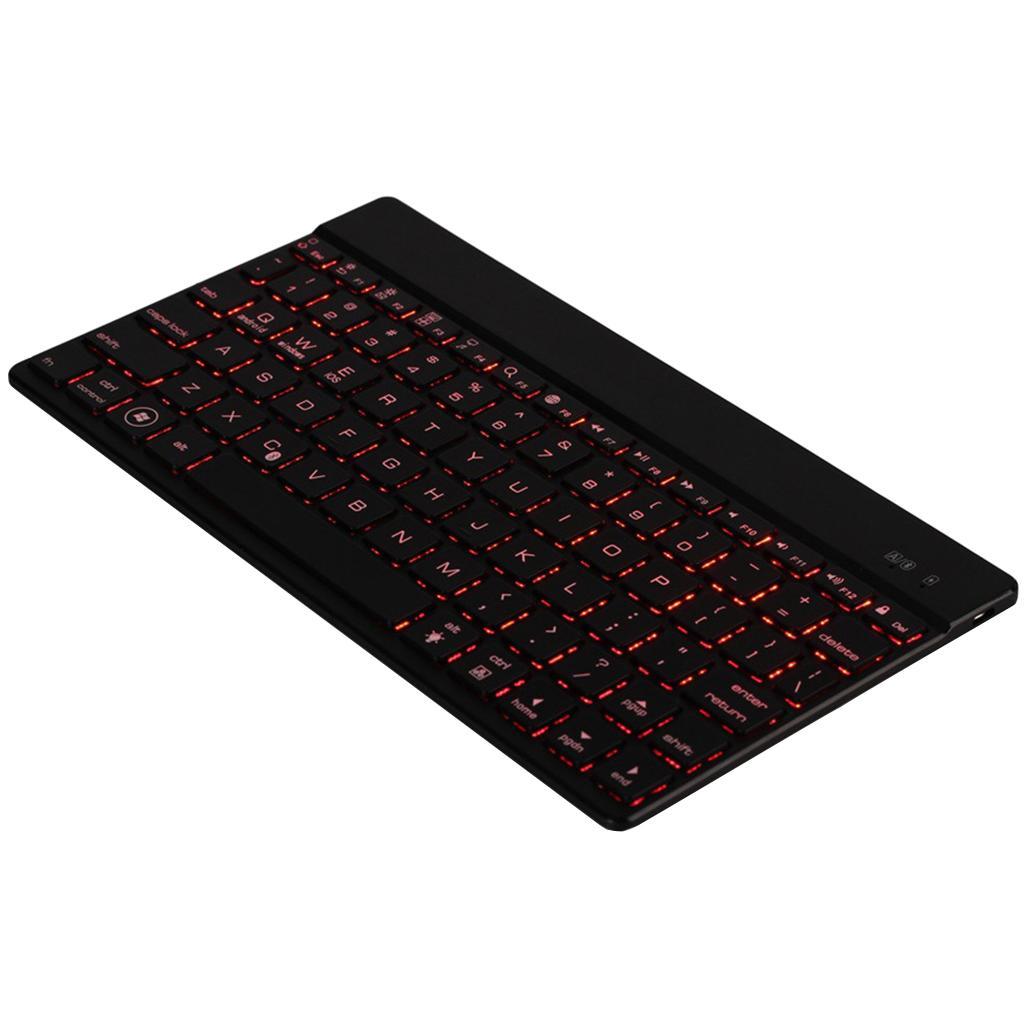 Bluetooth 3.0 Wireless Keyboard 7 Colour Backlit for Android Windows IOS