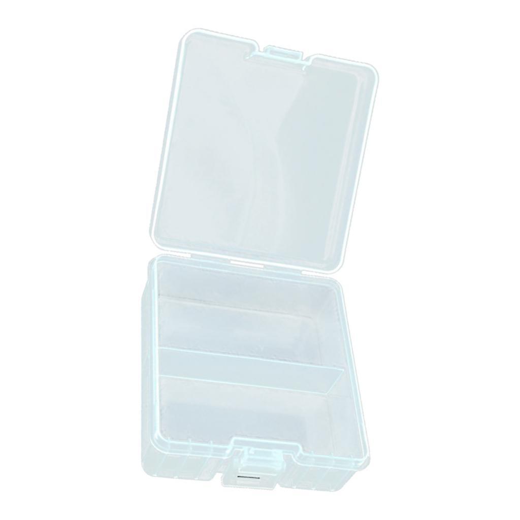 100 x Hard Plastic Case Holder Storage Box for Rechargeable AAA Batteries