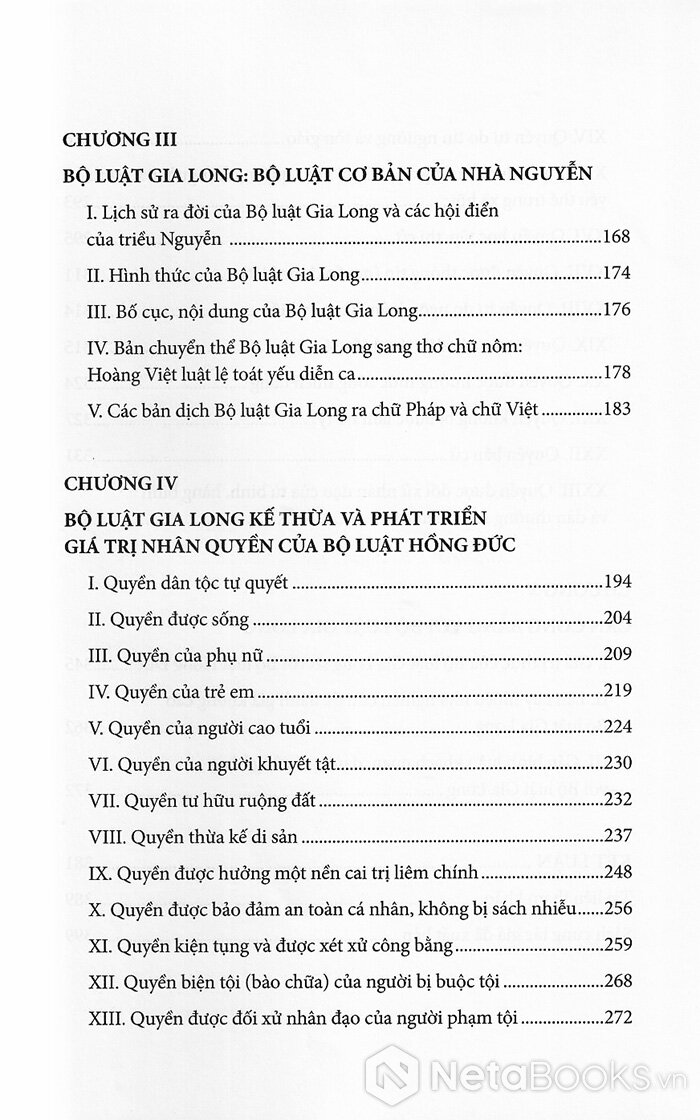 Nhân Quyền Của Người Việt - Từ Bộ Luật Hồng Đức Đến Bộ Luật Gia Long