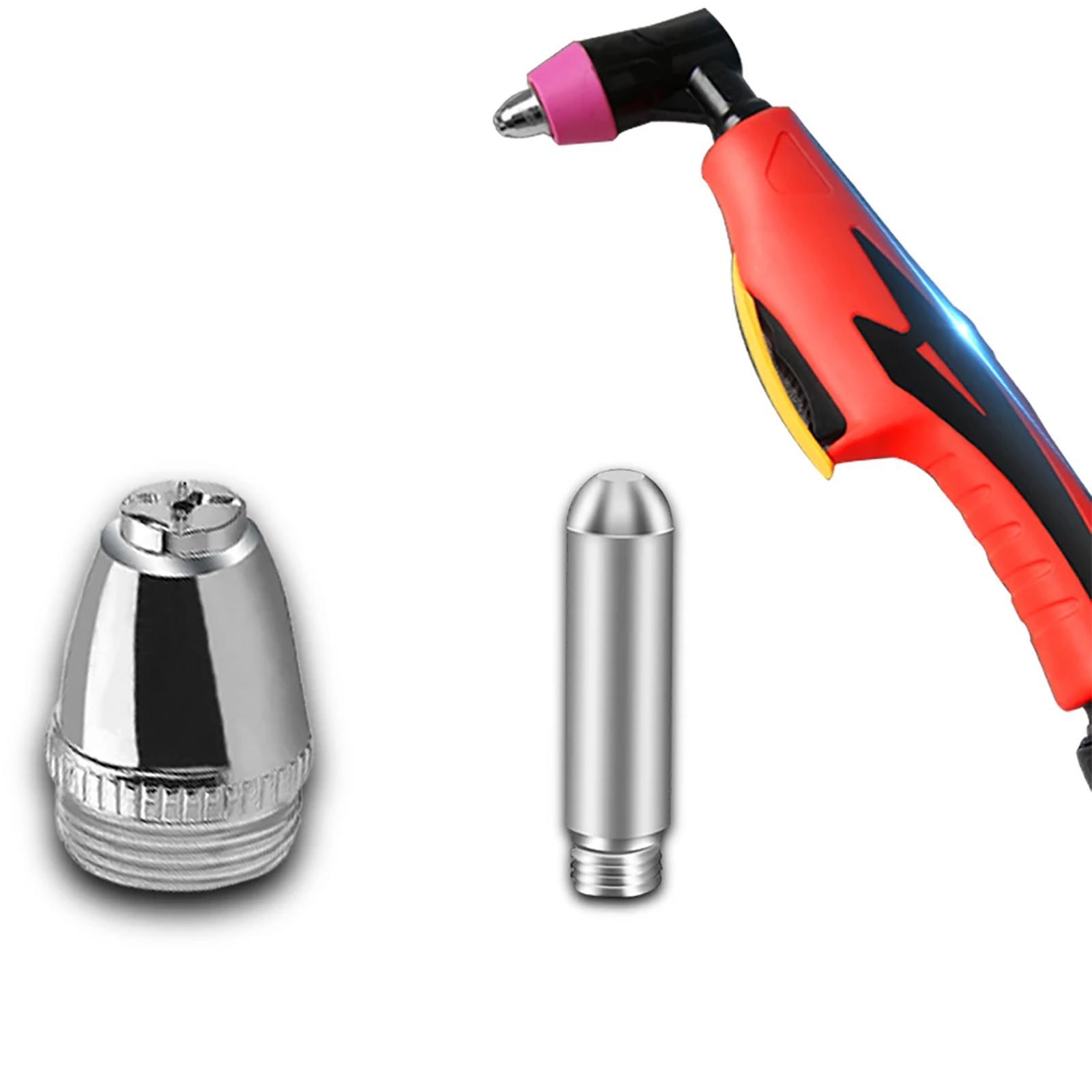 Plasma Cutter Torch Consumables Kit, Copper Nozzle for AG60 Cutting Torch Arc Plasma Cutting Machine
