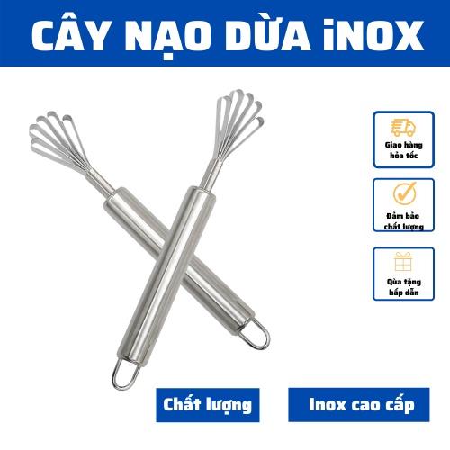 Cây nạo dừa đánh vảy cá bằng Inox cầm tay nhỏ gọn, đồ bào gọt thực phẩm rau của quả tiện lợi dụng cụ nhà bếp hiện đại