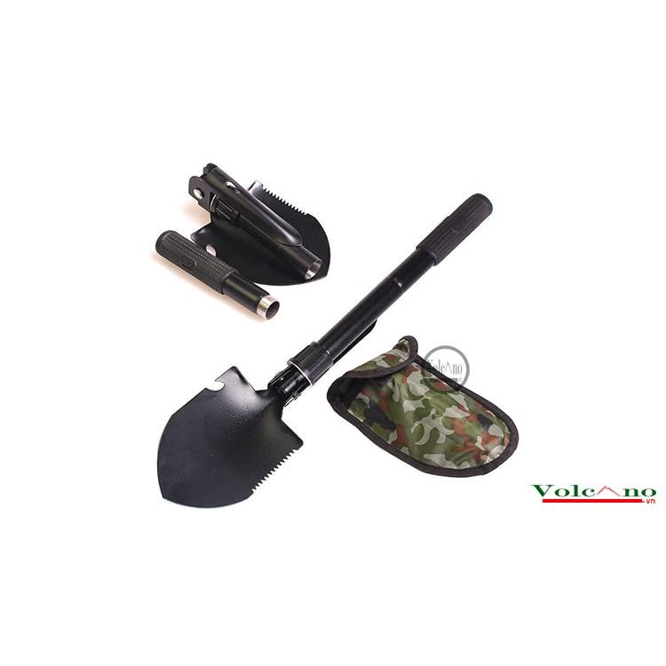 Xẻng Quân Dụng Đa Năng 5 Trong 1 kích thước mini tiện dụng và nhỏ gọn