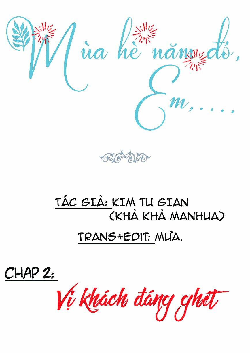 mùa hè năm đó, em chapter 2 1