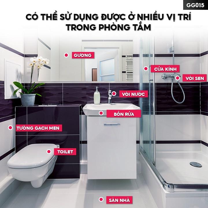 Chai Xịt Tẩy Rửa Bồn Cầu Nhà Vệ Sinh Làm Sạch Bóng Vòi Sen Hoặc Các Bề Mặt Inox Trong Toilet An Toàn Khi Xịt Dùng GG015