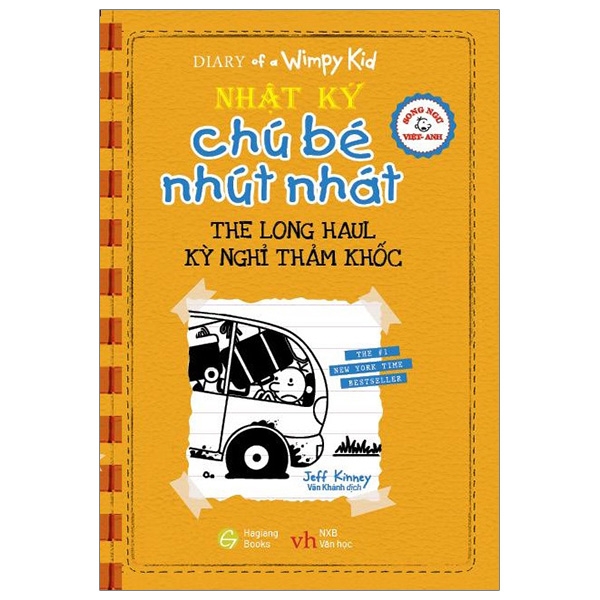 Hình ảnh Song Ngữ Việt - Anh - Diary Of A Wimpy Kid - Nhật Ký Chú Bé Nhút Nhát: Kỳ Nghỉ Thảm Khốc - The Long Haul