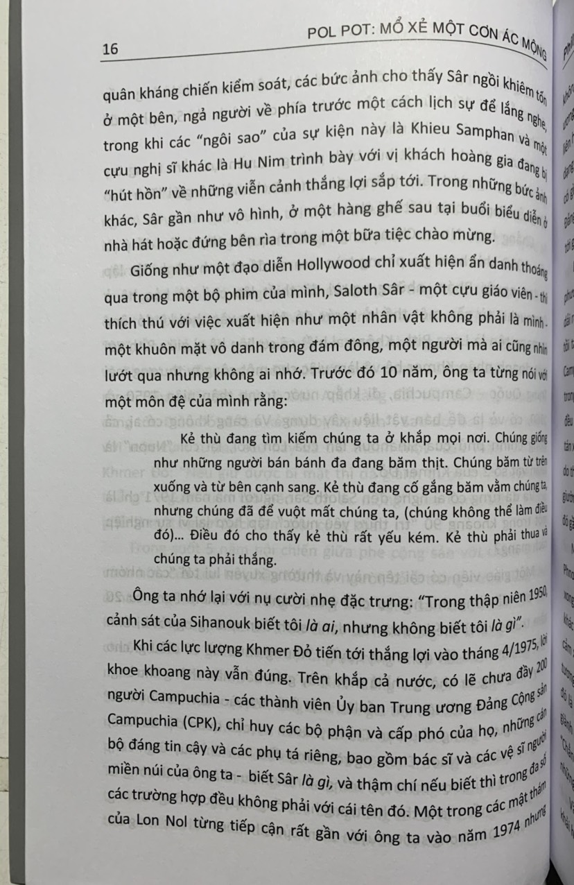 PoLPot Mổ Xẻ Một Cơn Ác Mộng (Sách tham khảo, xuất bản lần thứ hai)