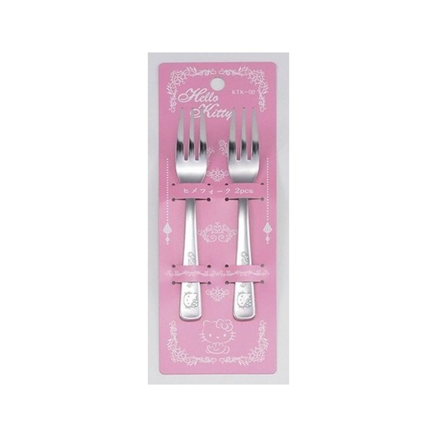 Nĩa Inox Hello Kitty Ngộ Nghĩnh - Nội Địa Nhật Bản
