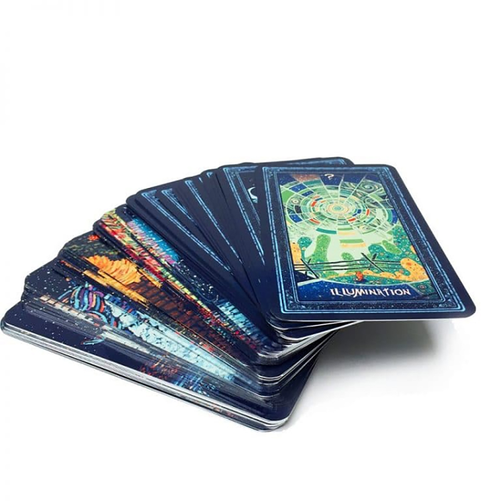 [Size Gốc] Bài Tarot Prisma 78 Lá 7x12 Cm Tặng Link Hướng Dẫn Tiếng Việt Và Đá Thanh Tẩy